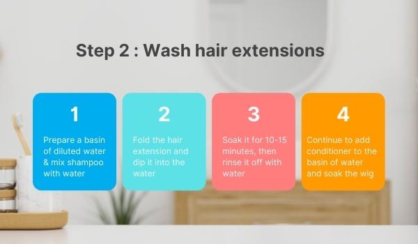 how-to-wash-hair-extensions-3